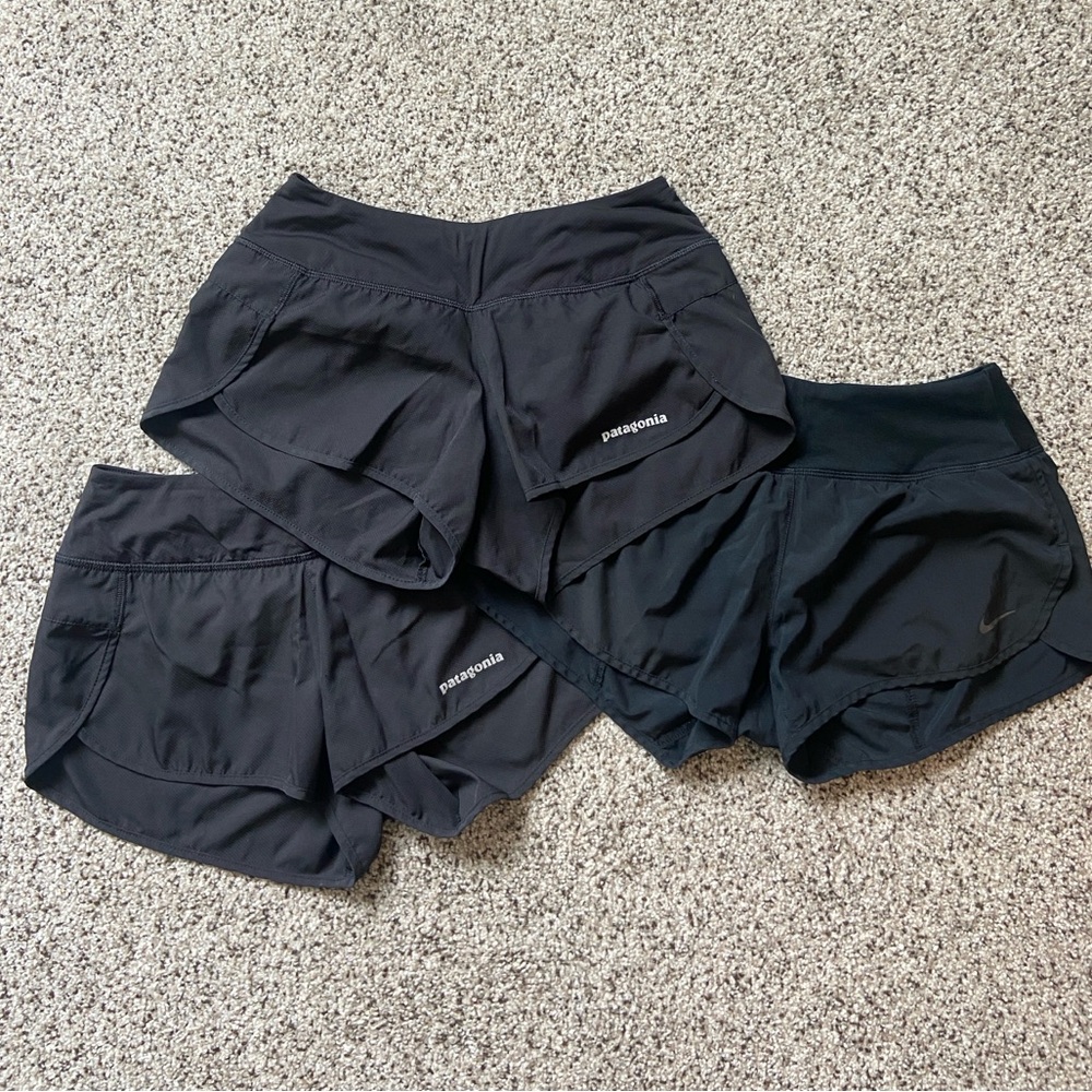 Patagonia and Nike Running Shorts